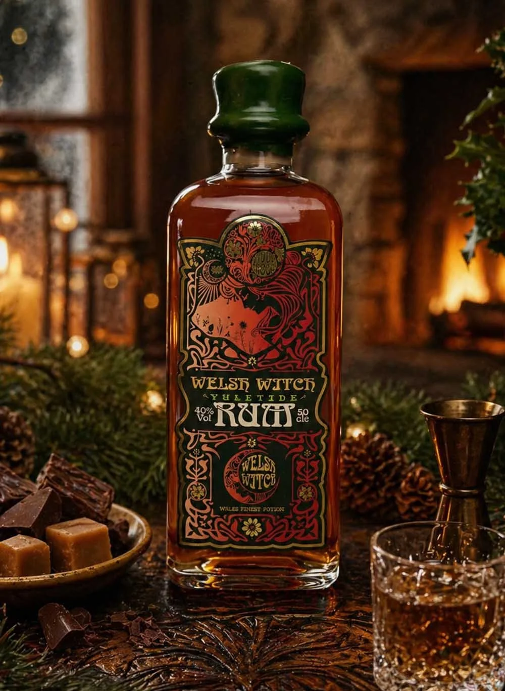Welsh Witch Yuleyide Rum (50cl, 40%) — The Rum Company - British
